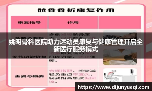 姚明骨科医院助力运动员康复与健康管理开启全新医疗服务模式